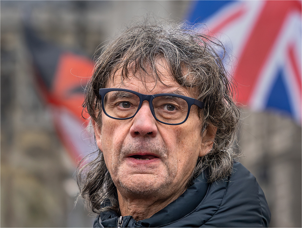 Protester at a march