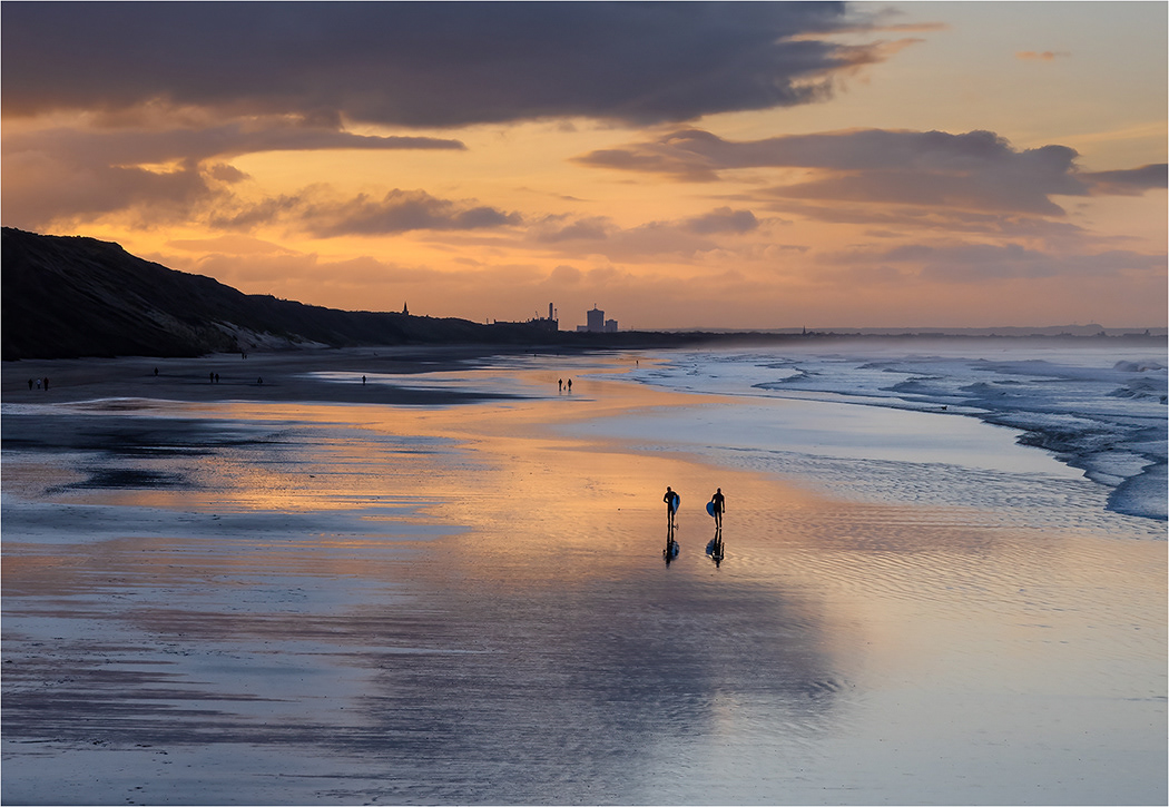 Saltburn on Sea sunset