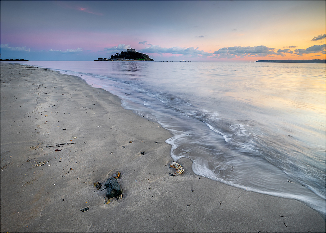 Cornwall - St.Michaels Mount at sunset