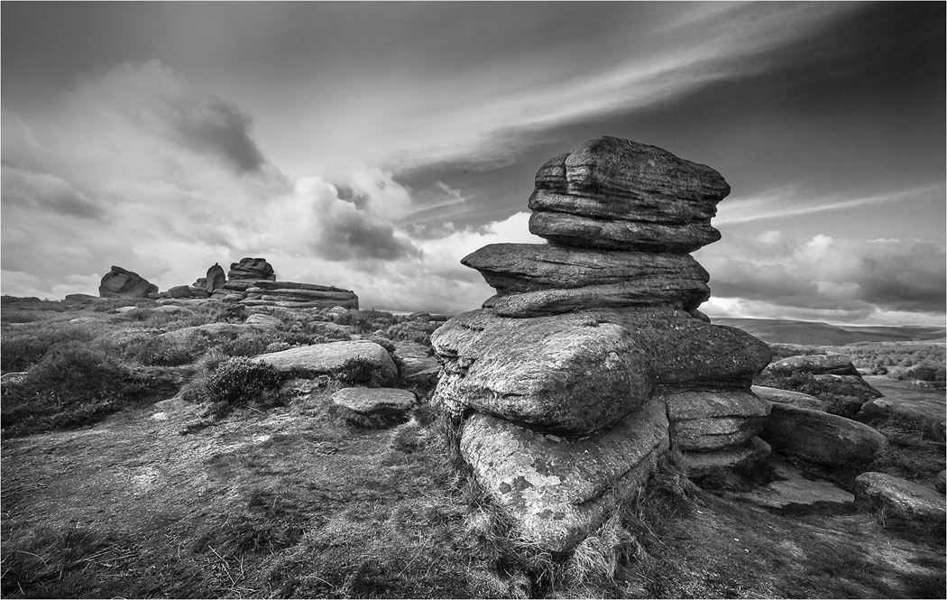 Owler Tor - Monochrome