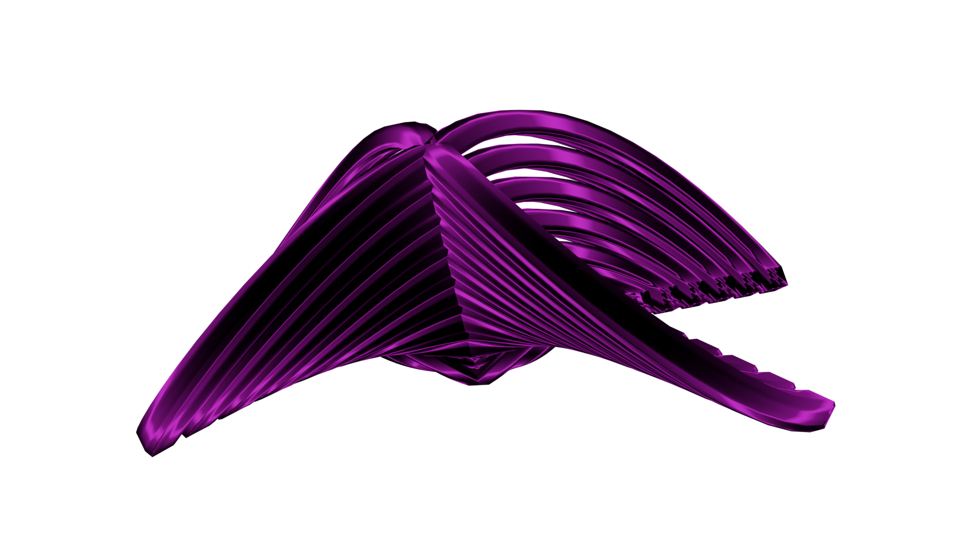 Abstract moving shapes inspired by instancing curves