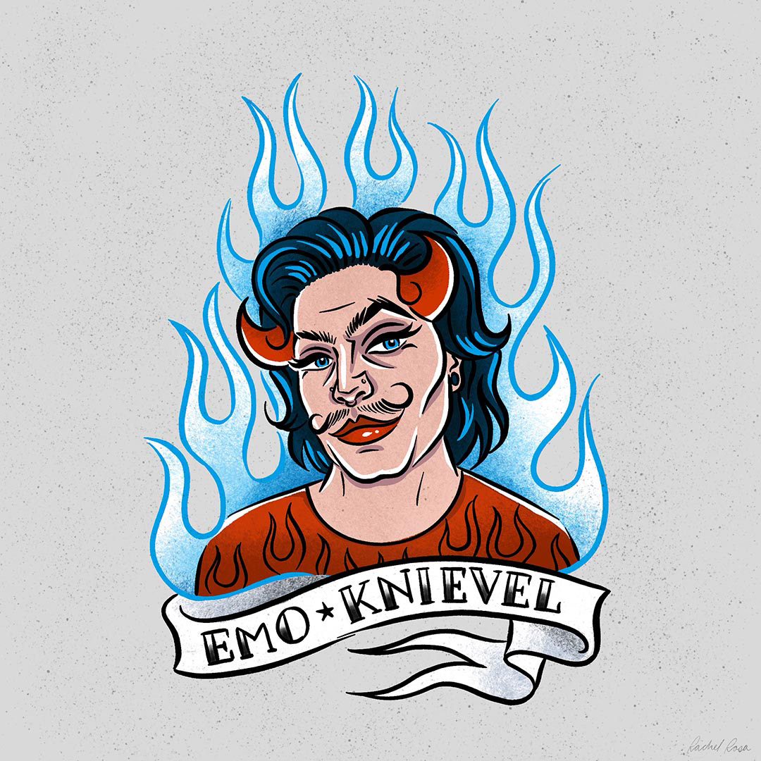 Portrait of Emo Knievel, 2021