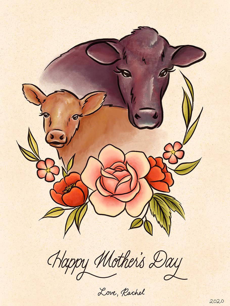 Cows and Flowers, 2020