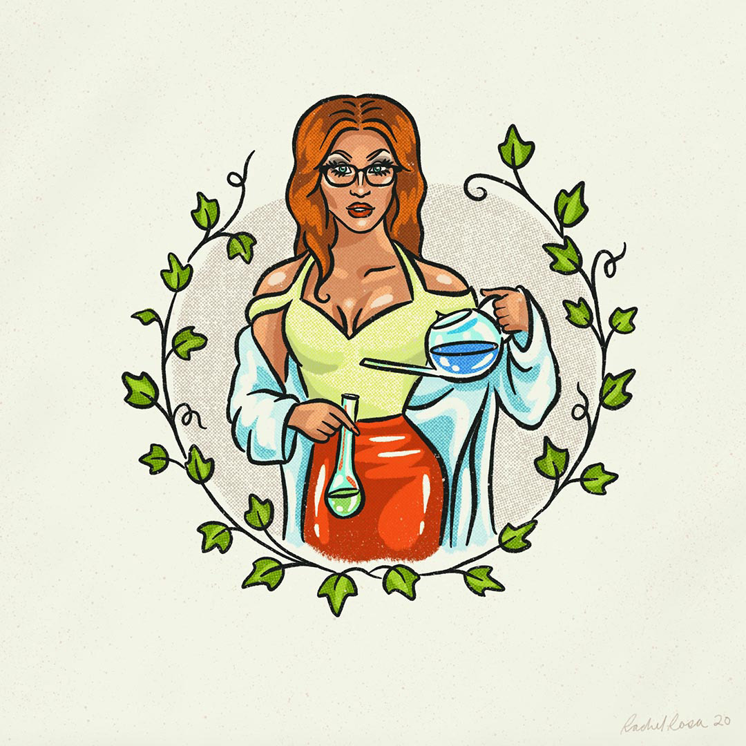 Portrait of Professor Foxy Lady, 2020