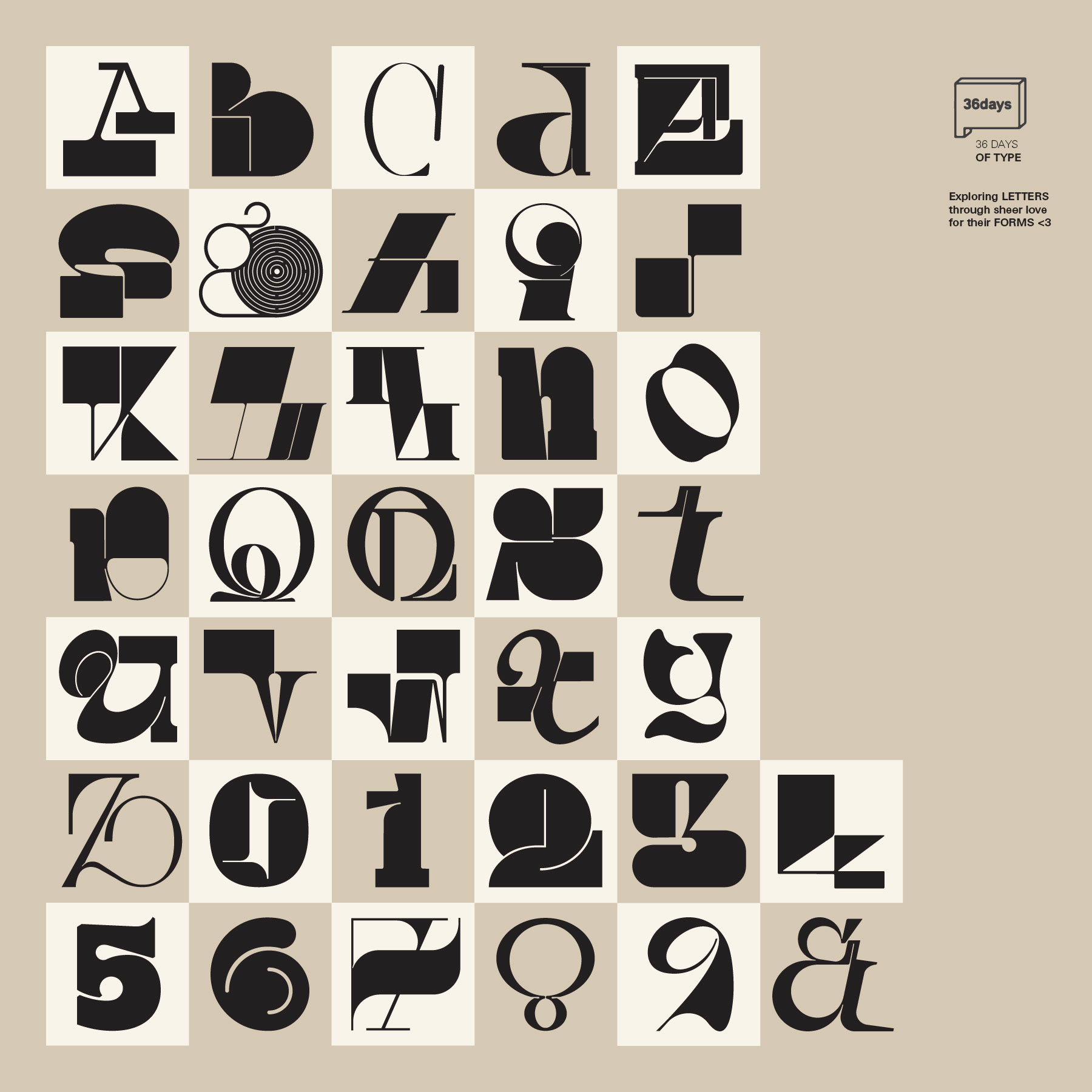 36 DAYS OF TYPE