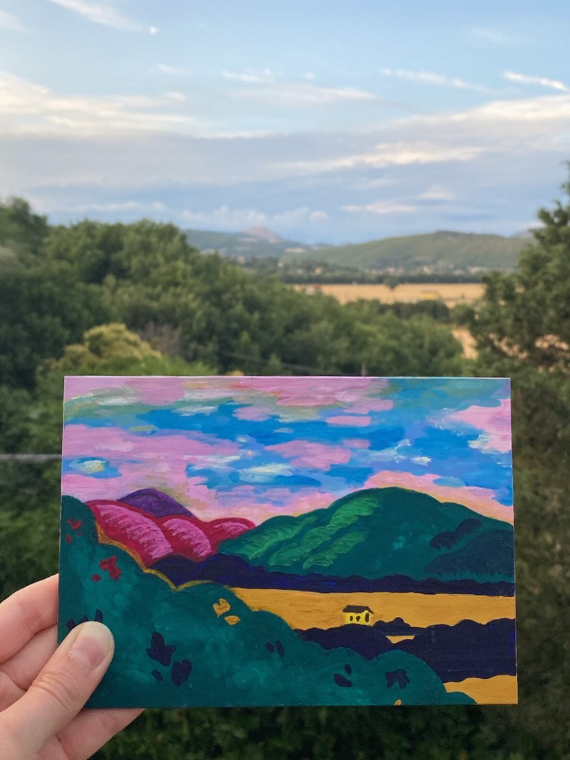 Experiment with clay board