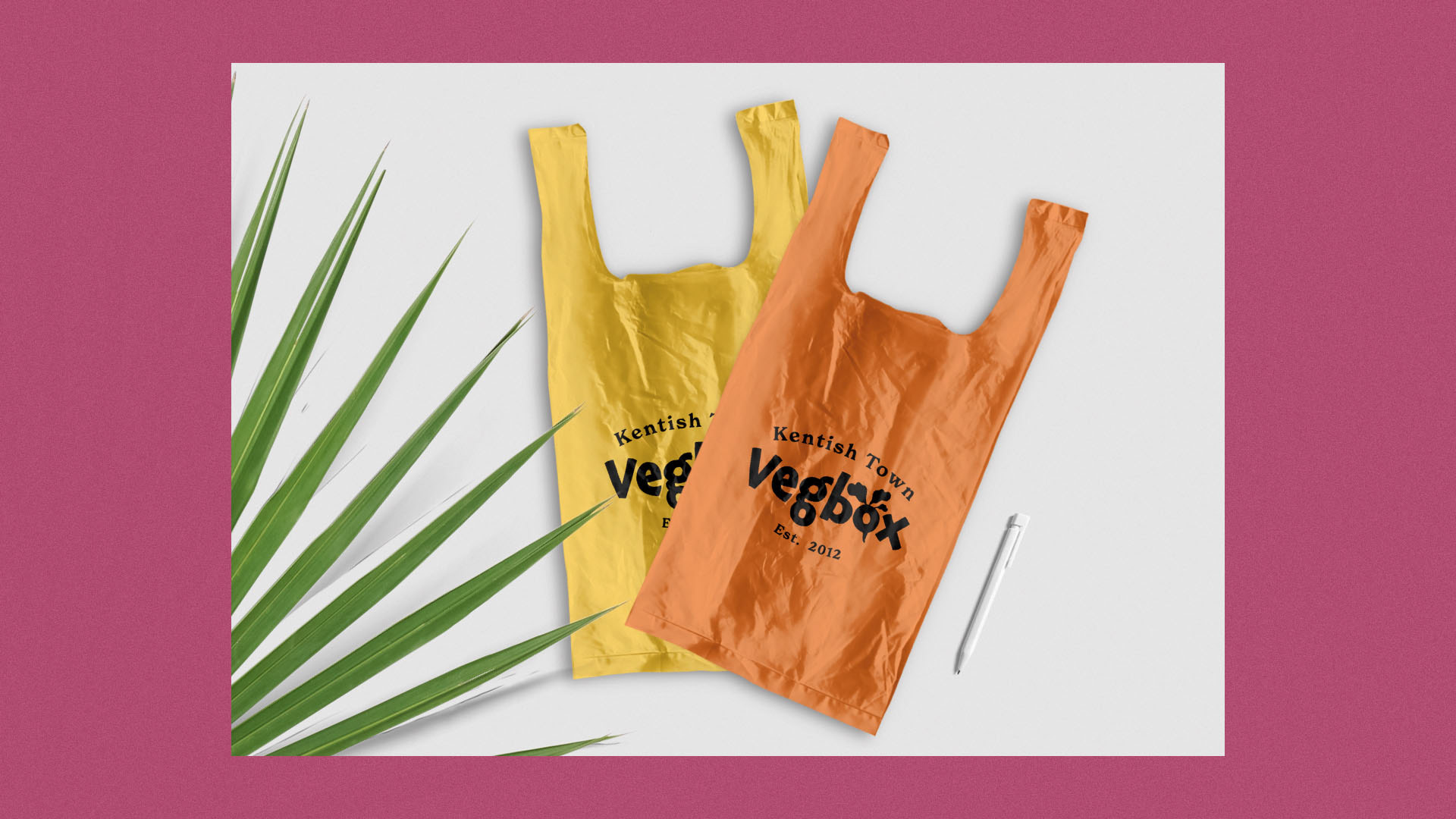 Vegbox branding and identity design