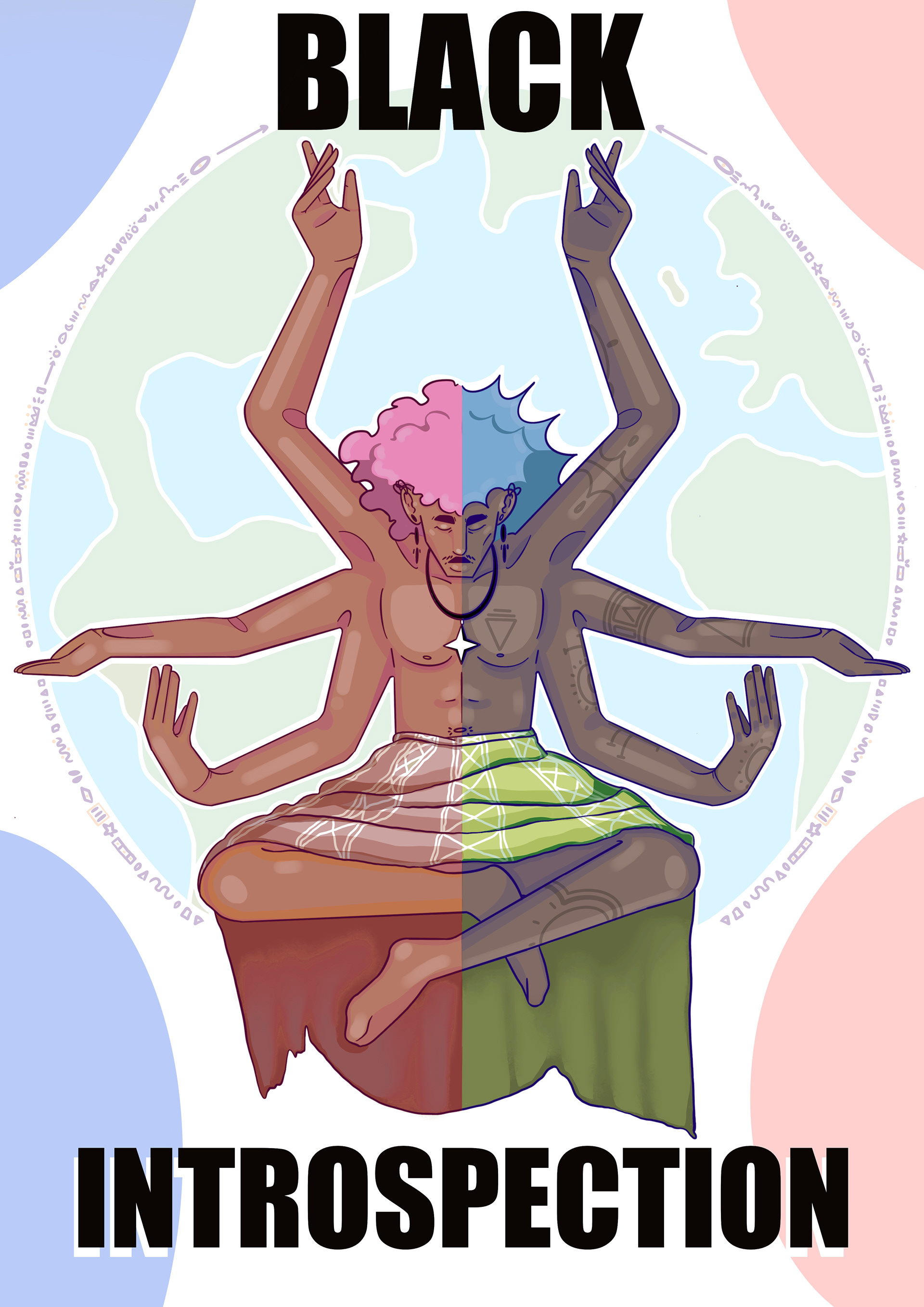 "Black Introspection" Poster