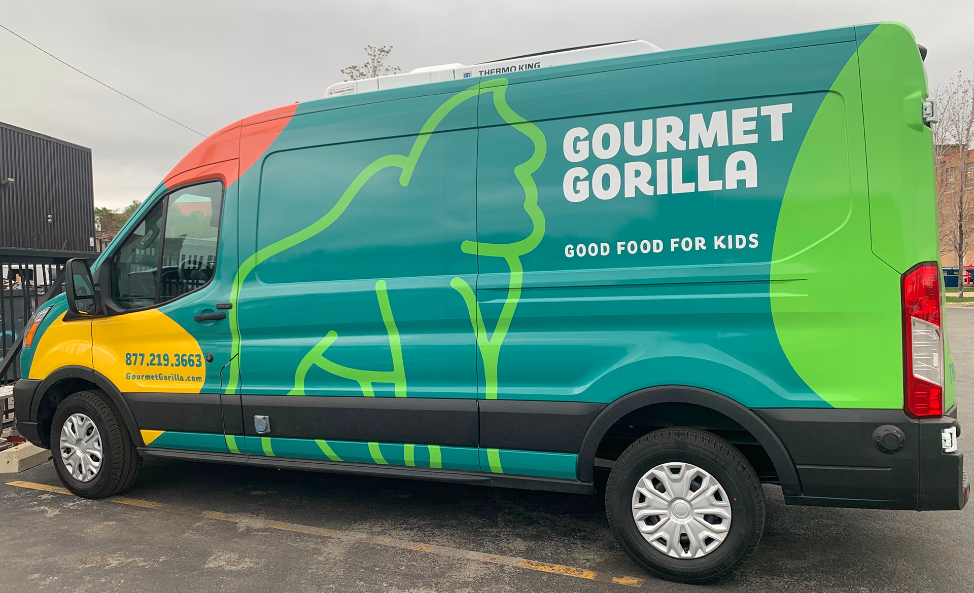 Delivery van wrap
