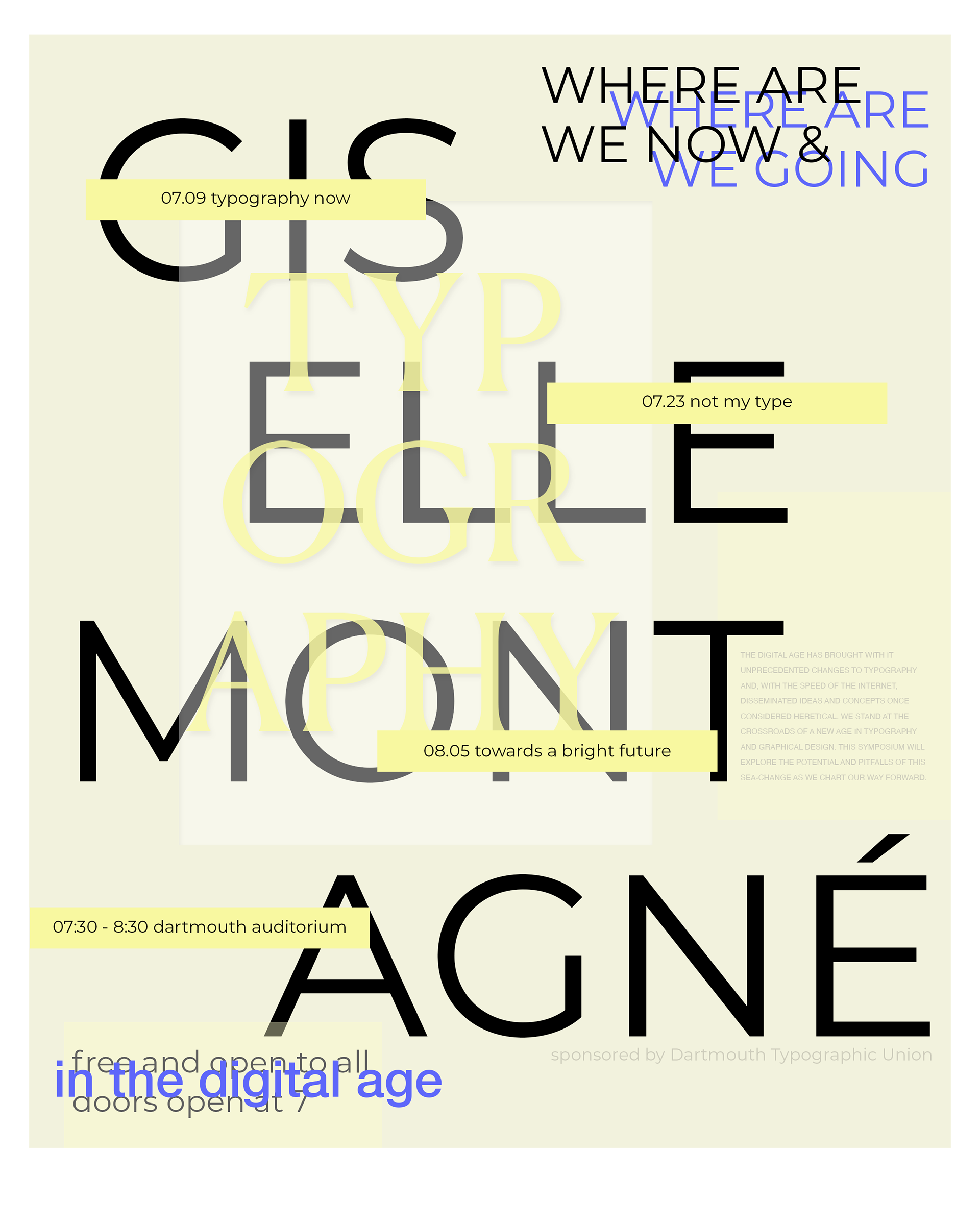 Typography Poster