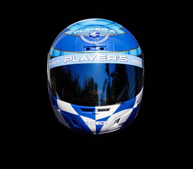 Replica of Greg Moore's Helmet