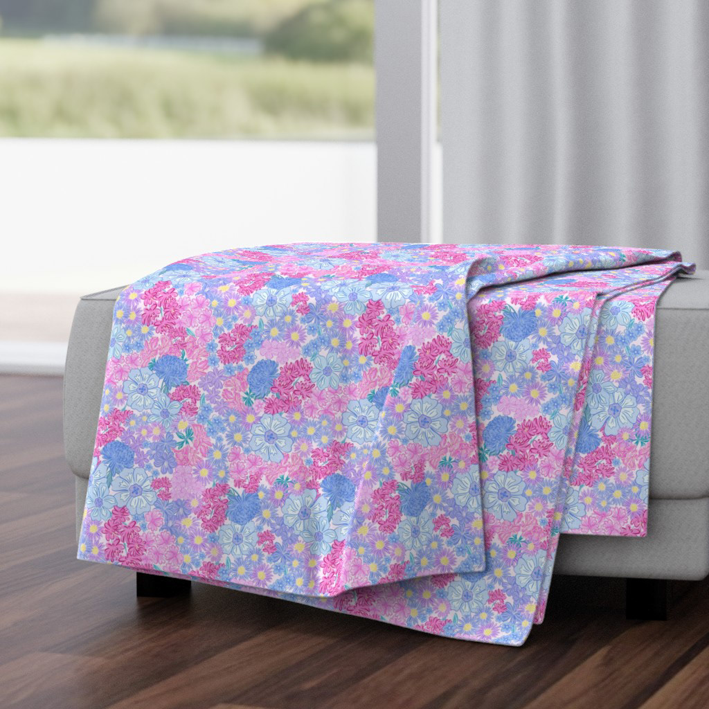 Throw blanket sold at Spoonflower USA