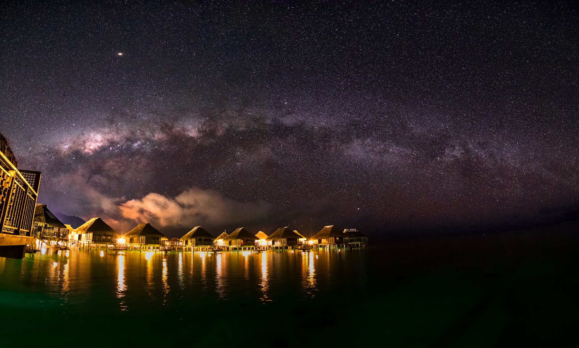 Milky Way over Tahiti