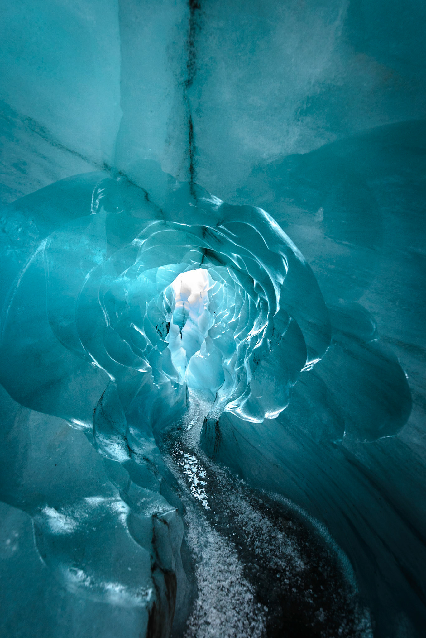 Iceland Glacier Crevice