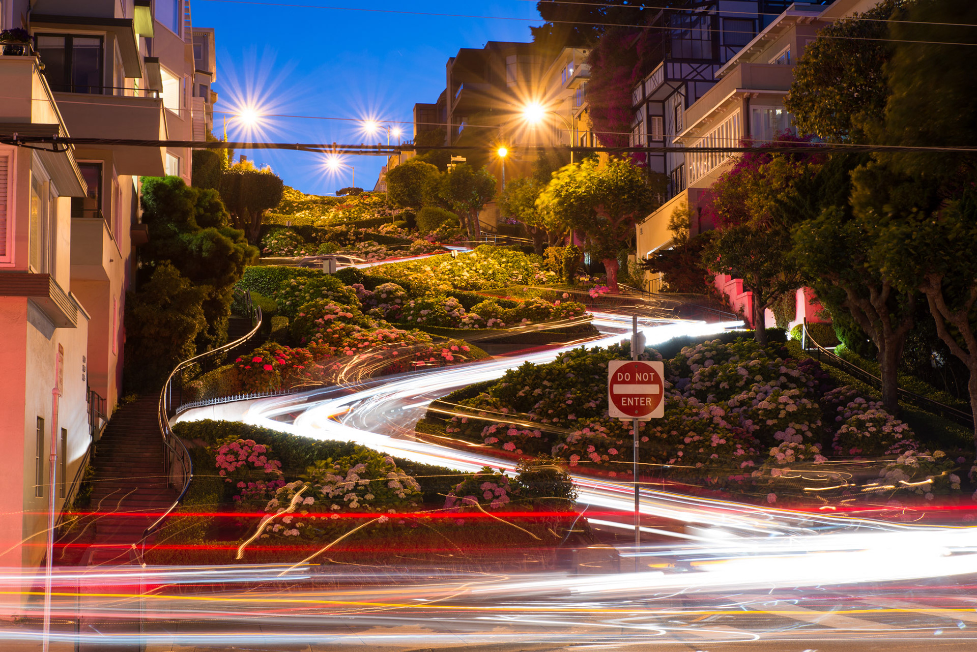 Lombard Street in San Francisco, CA
