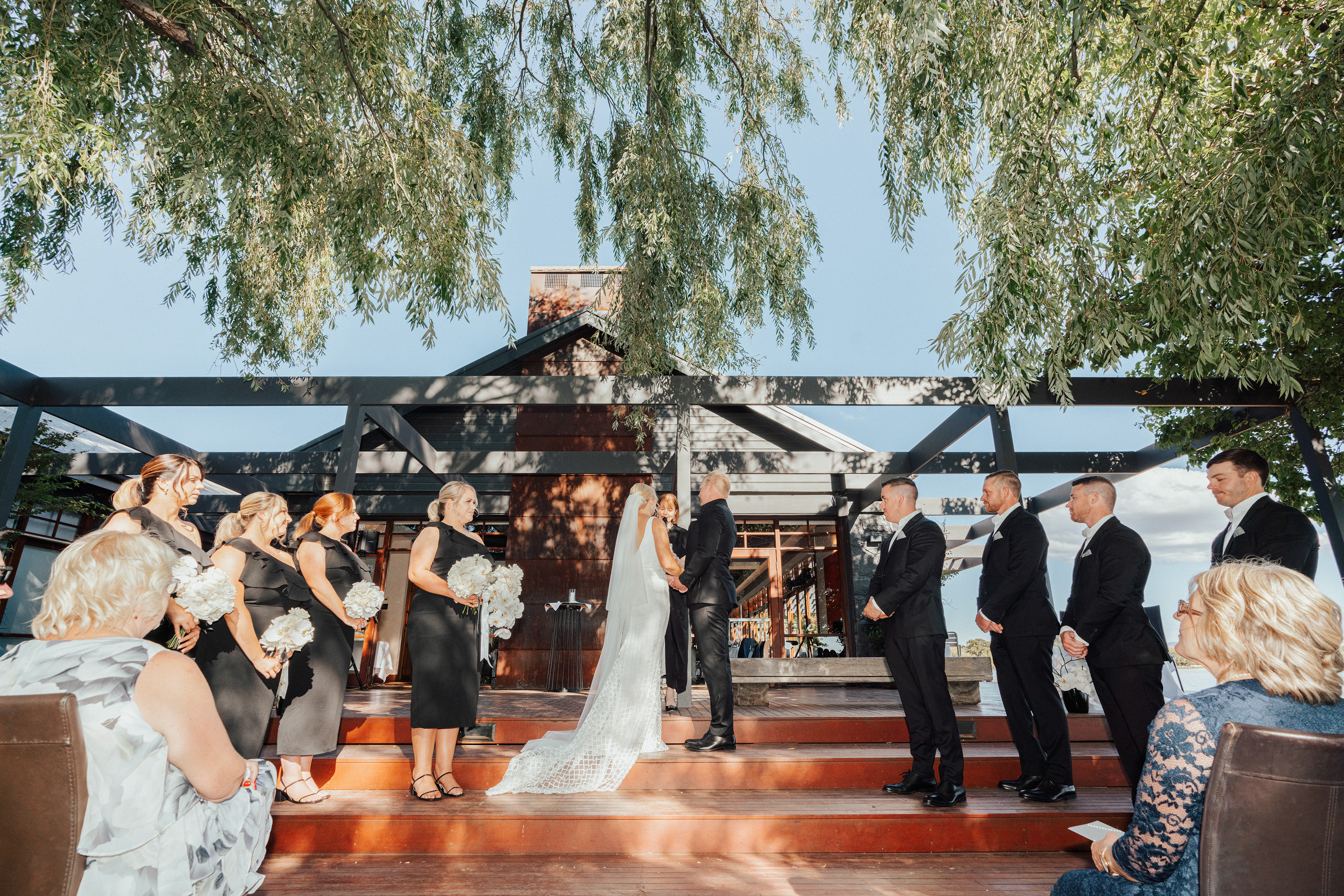 Canberra wedding photography in Boat House