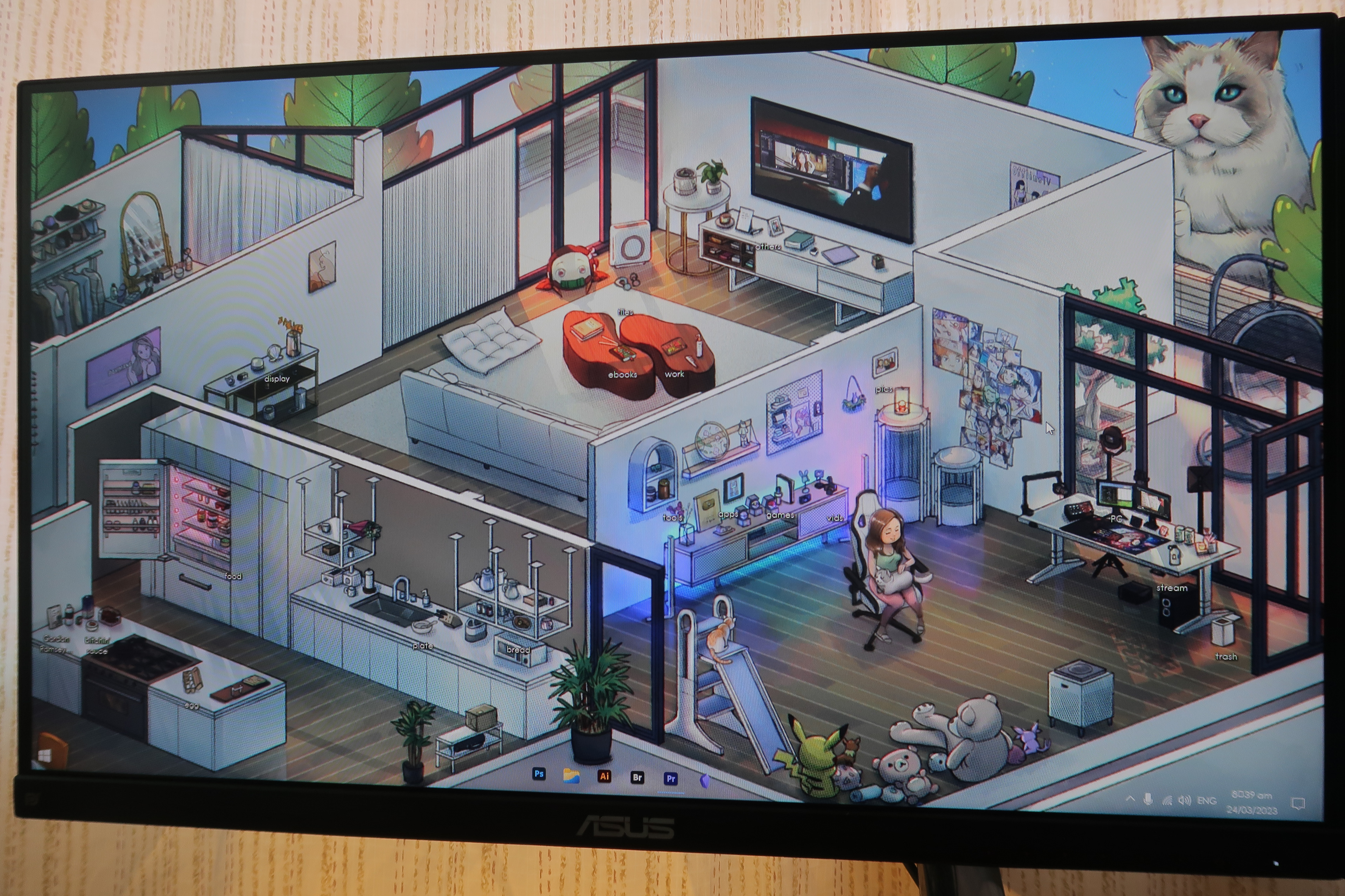 it looks detailed even on a big screen