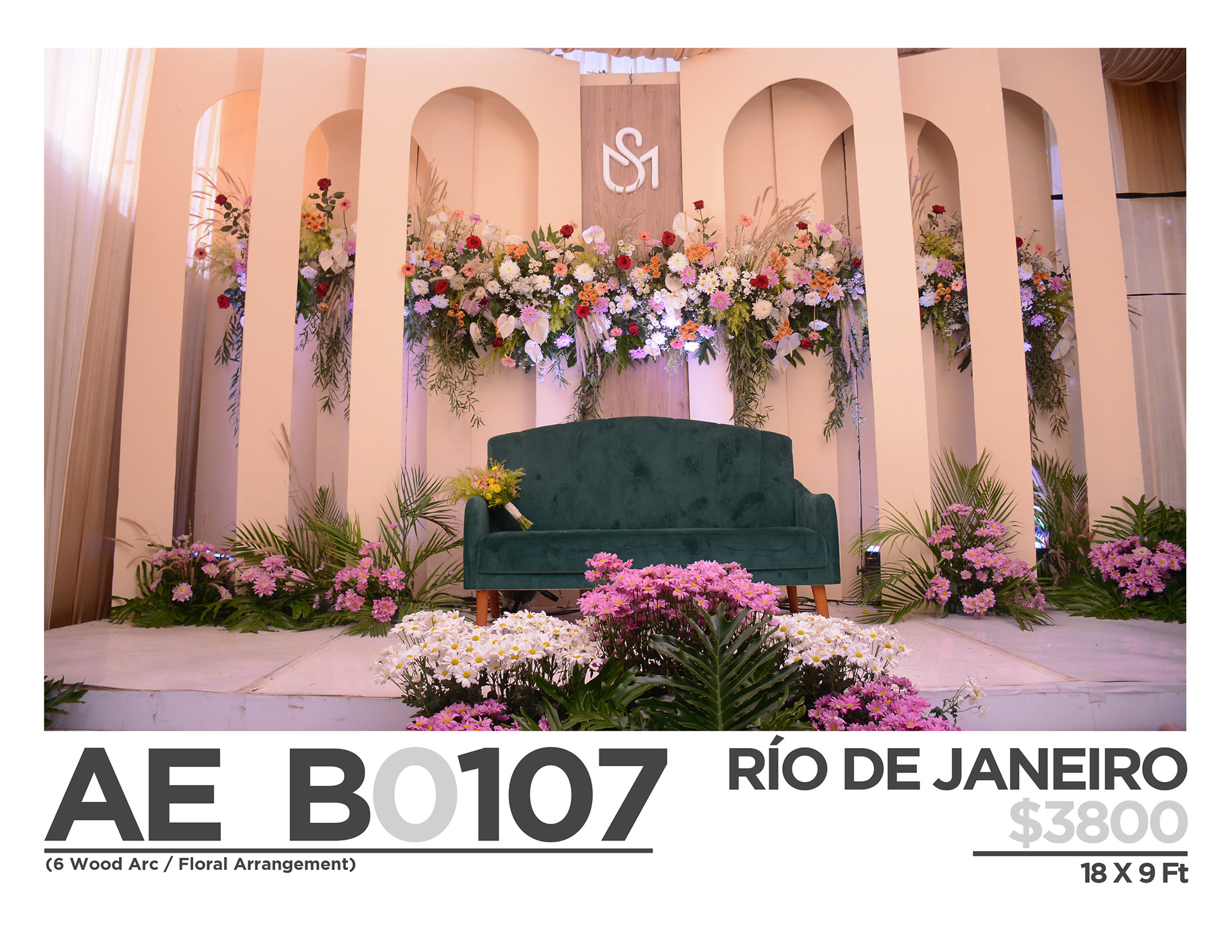 $ 3800 (ONLY BACKDROPS)