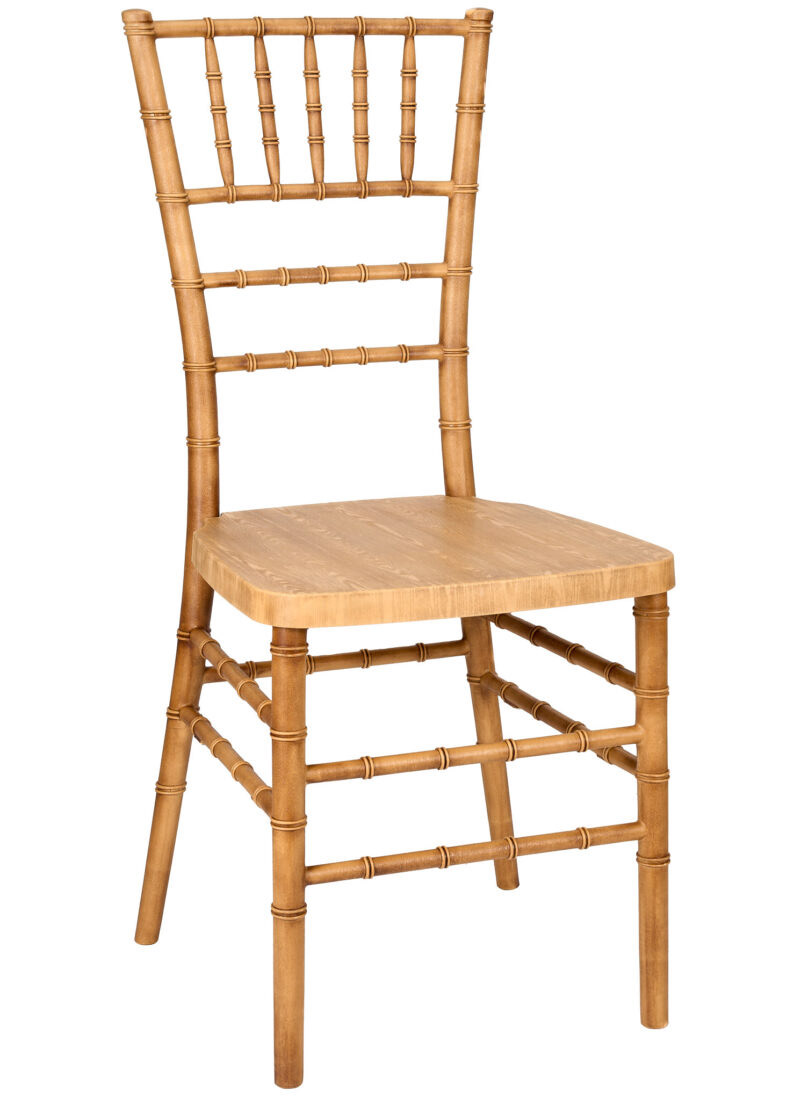 Natural wood Chiavari chair