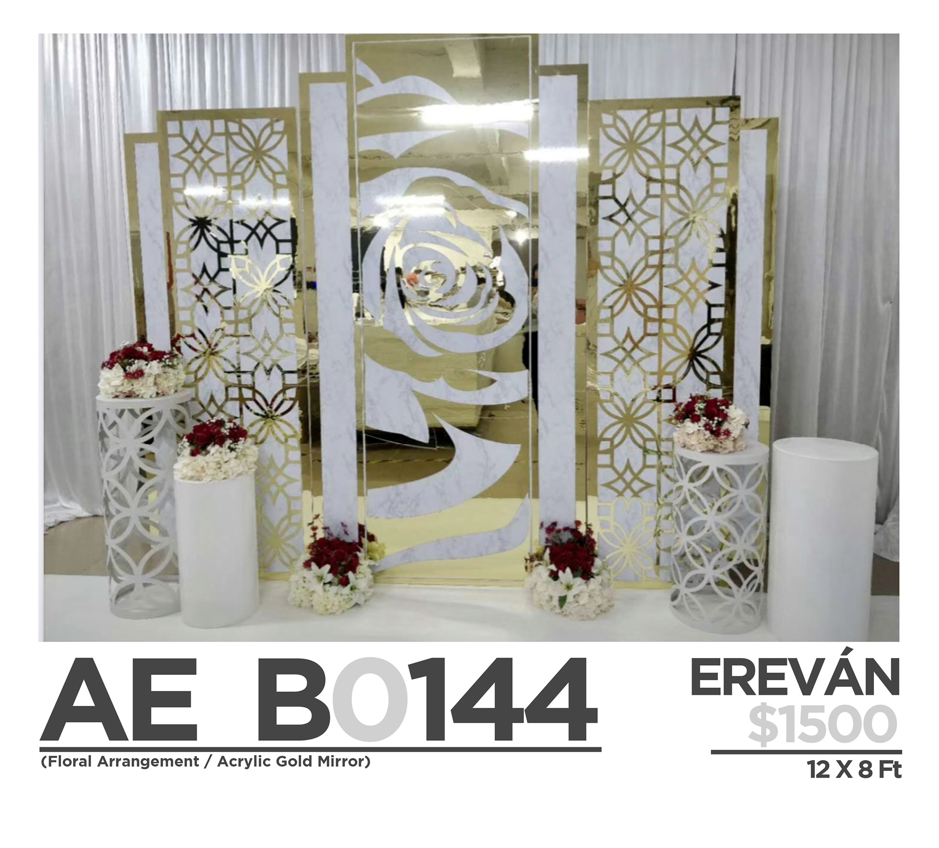 $ 1500 (ONLY BACKDROPS)
