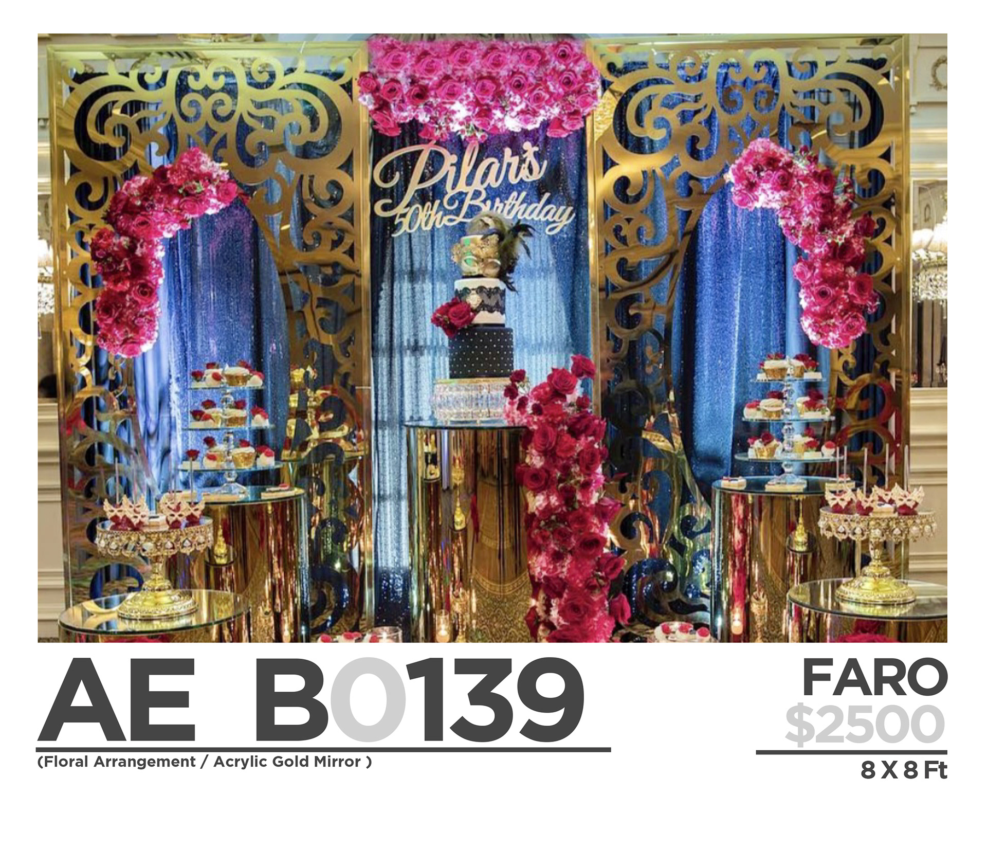 $ 2500 (ONLY BACKDROPS)