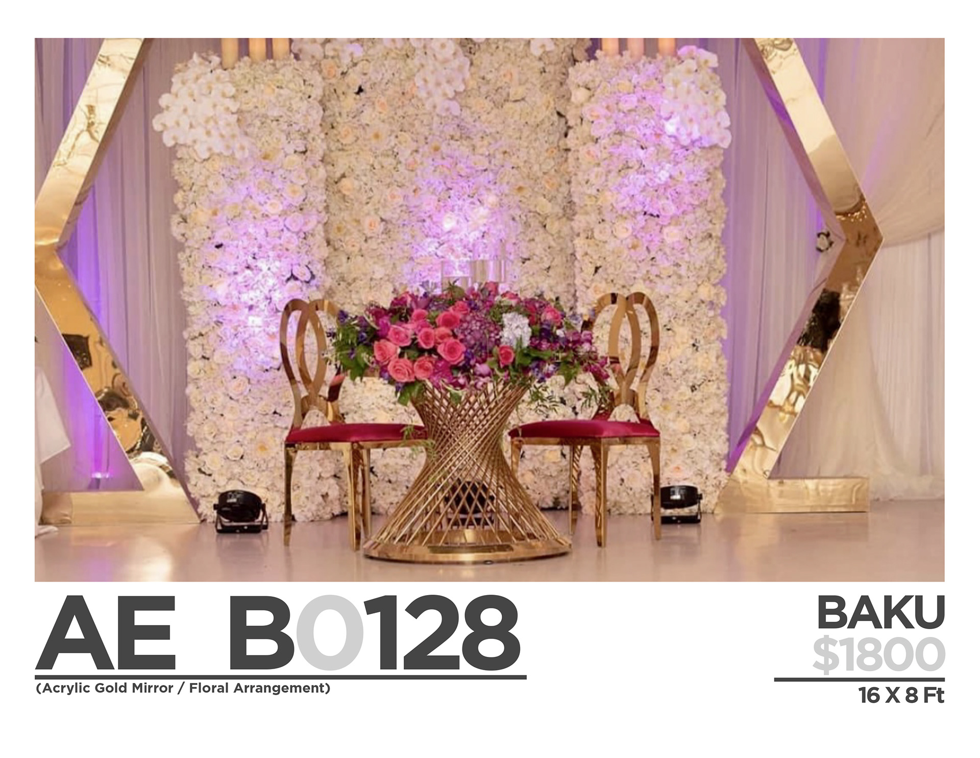 $ 1500 (ONLY BACKDROPS)