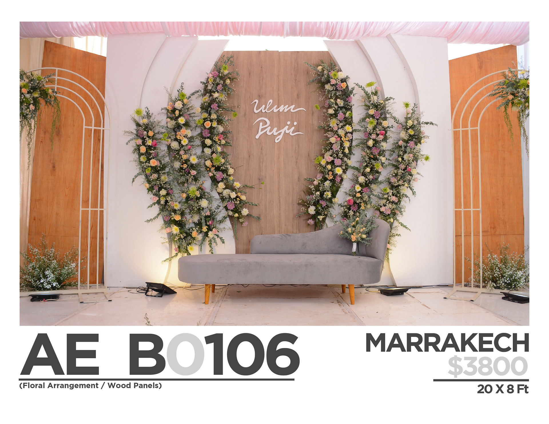 $ 3800 (ONLY BACKDROPS)