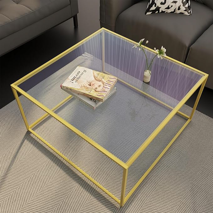 Gold coffee table