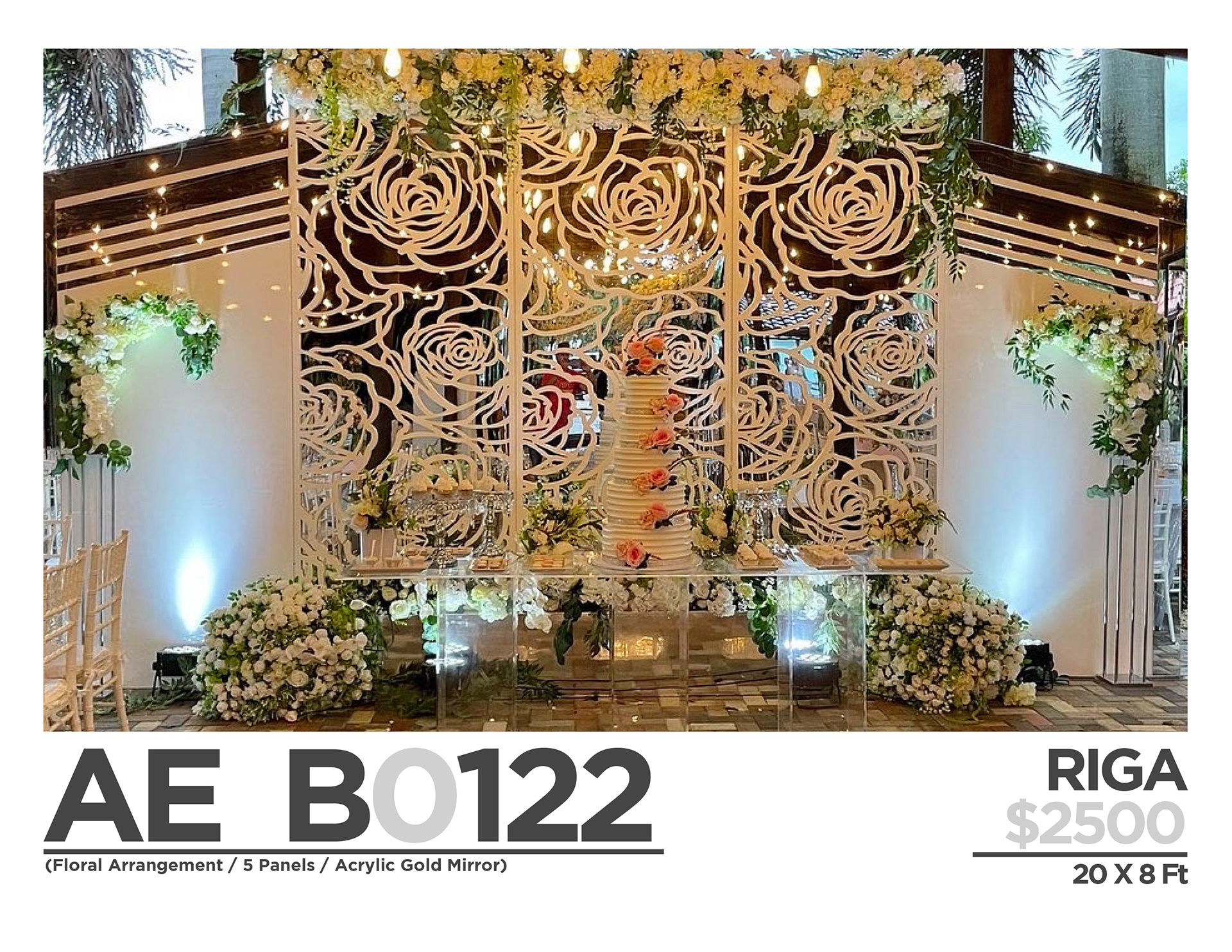 $ 2500 (ONLY BACKDROPS)