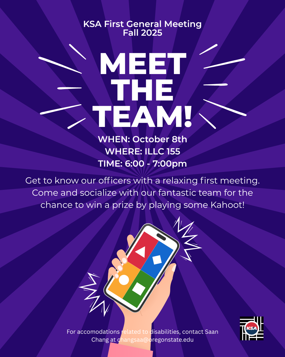 Fall General Meeting Post