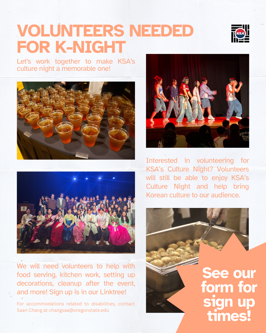K-Night Volunteer Post