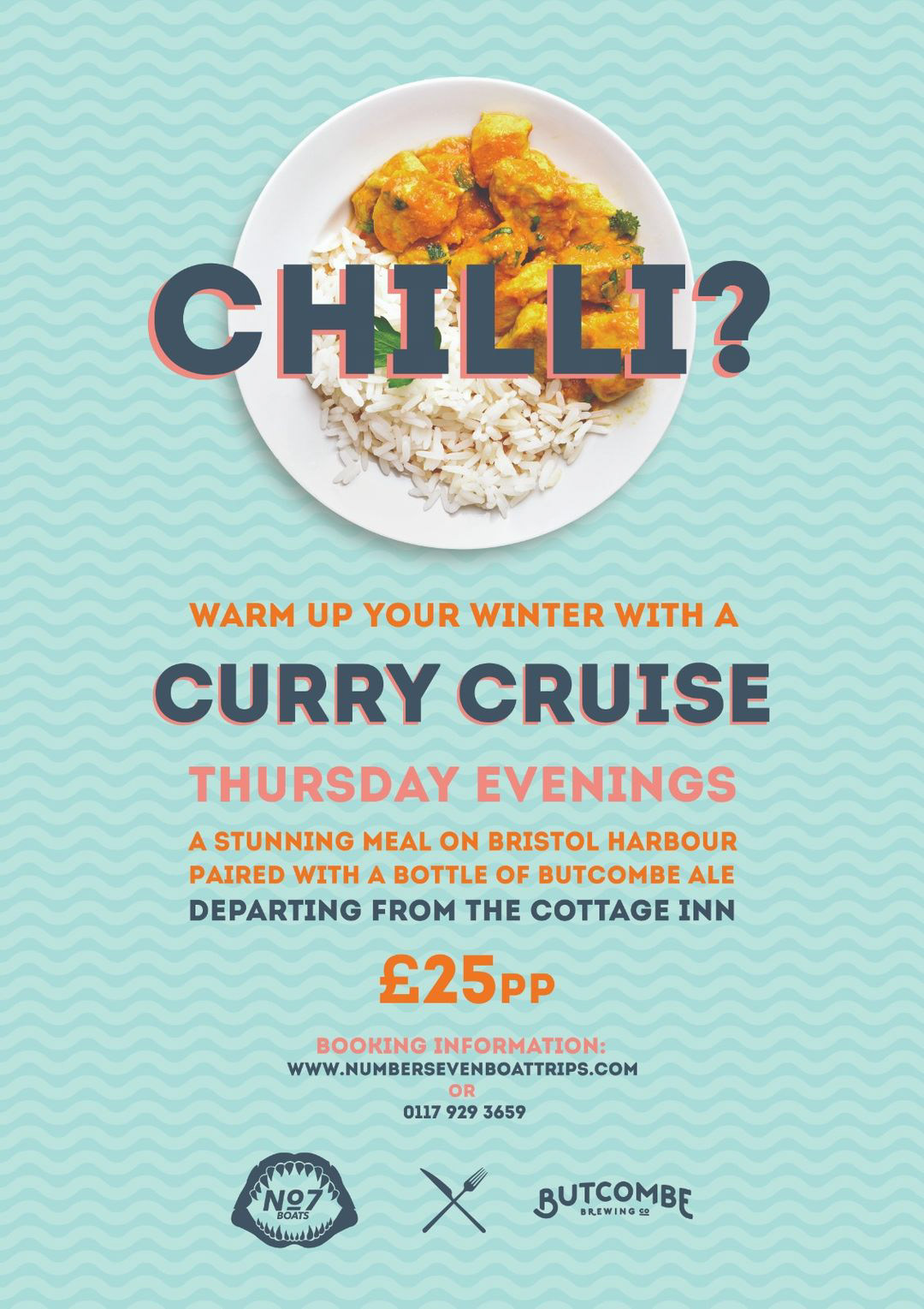 Poster for Curry Cruise at Avon River Cruises