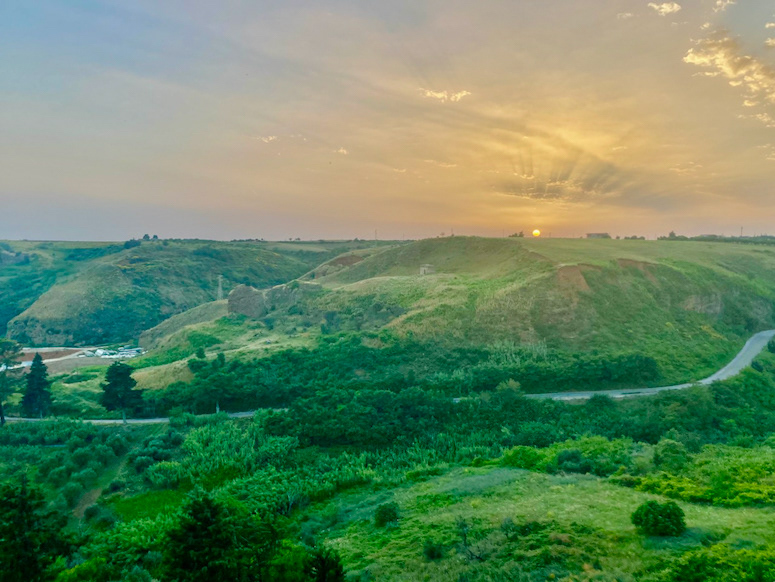 Sunset in Irsina (Italy)
