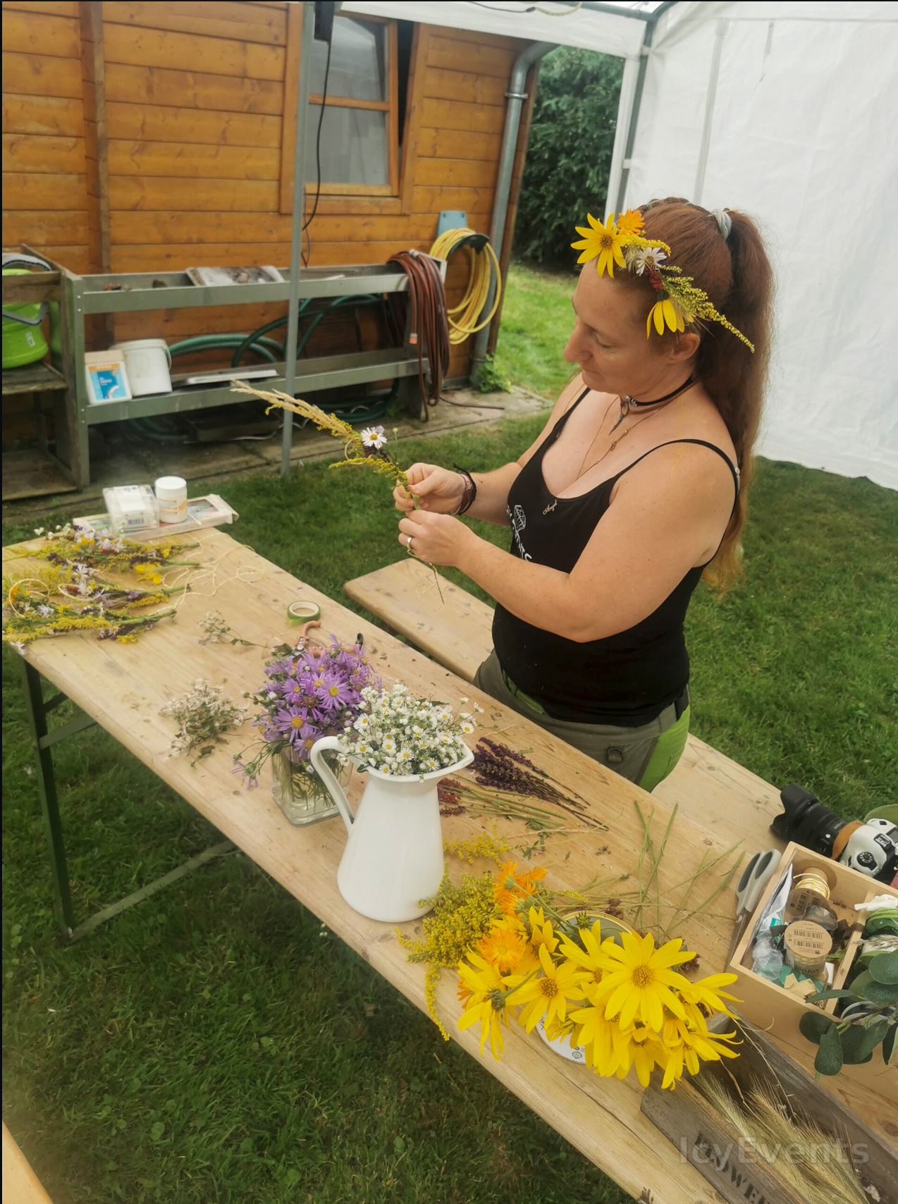 Blumenfee und Fotografin @Angel_Arts