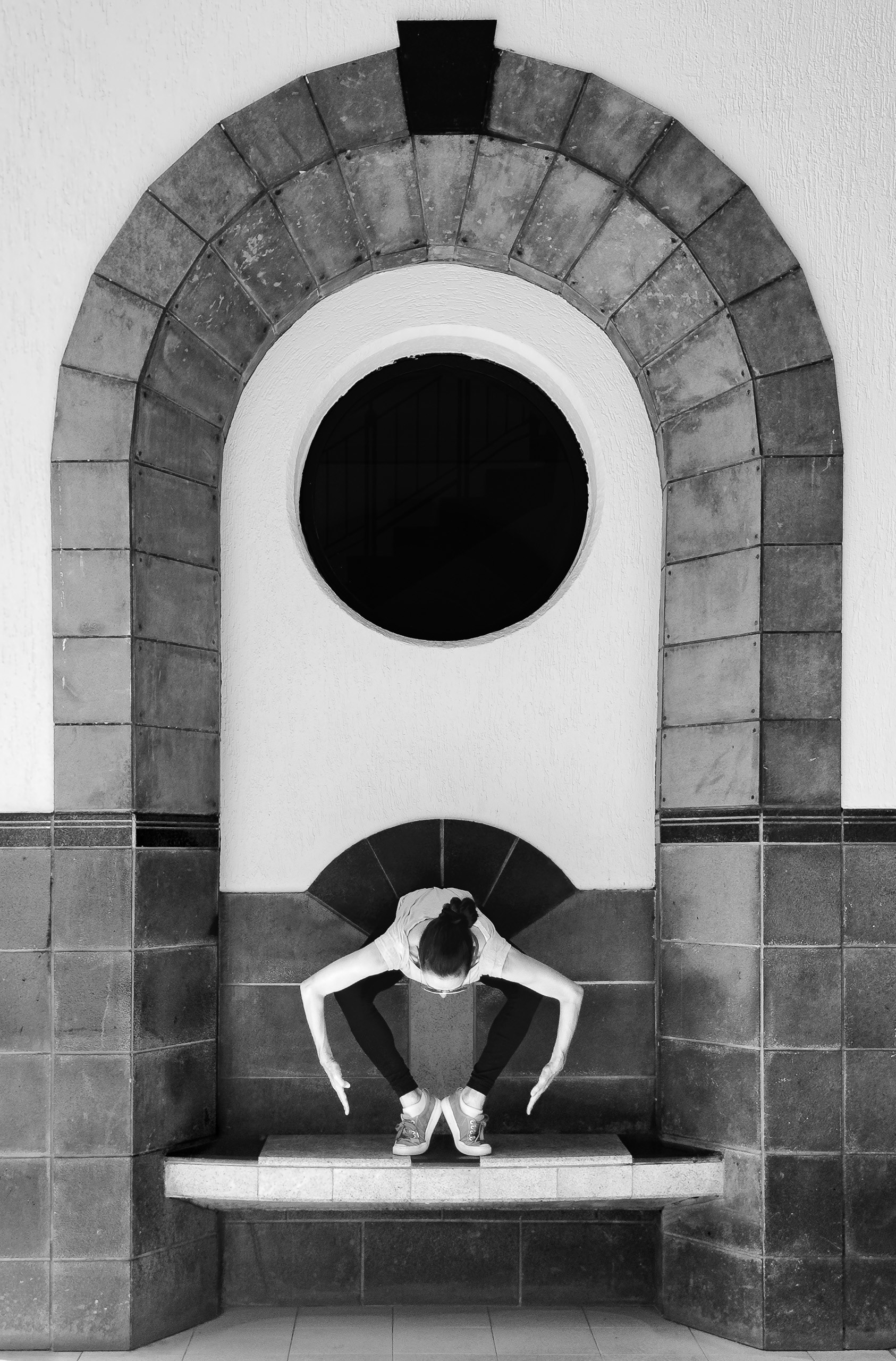 Garland Pose Variation: Port Louis, Mauritius