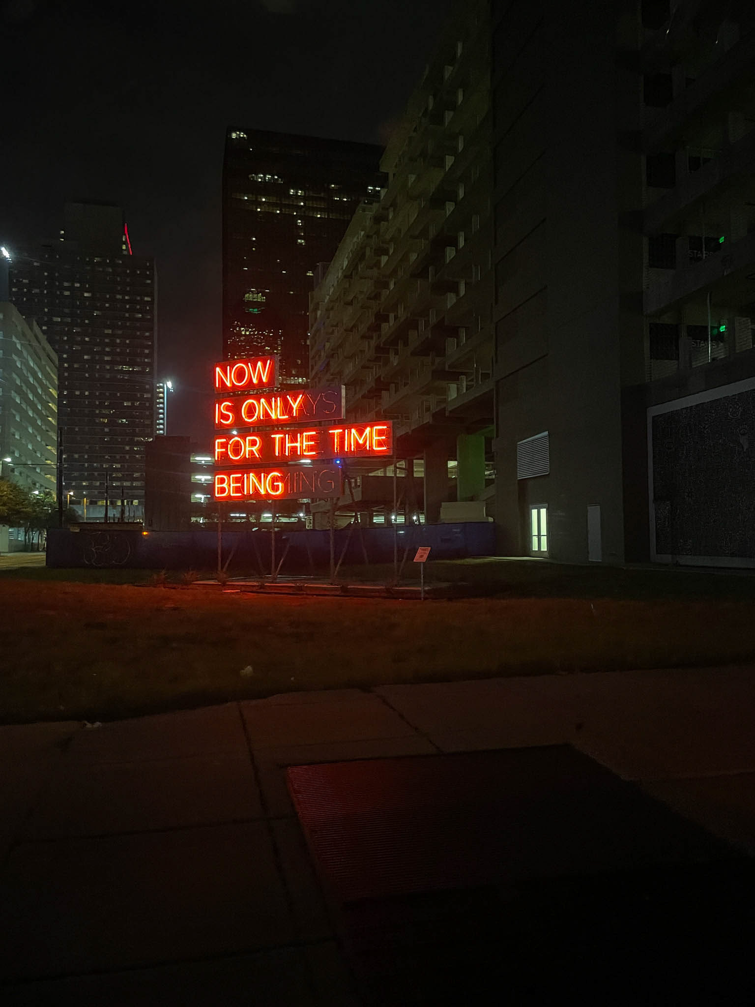 Quotes At Night, Photograph, 2022