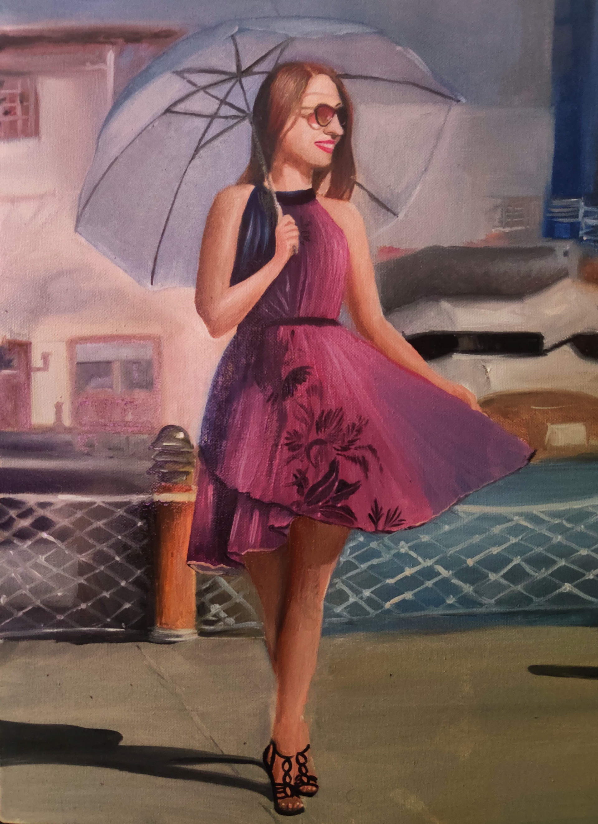 The bold and beautiful - Oil on canvas - 16x20 in
