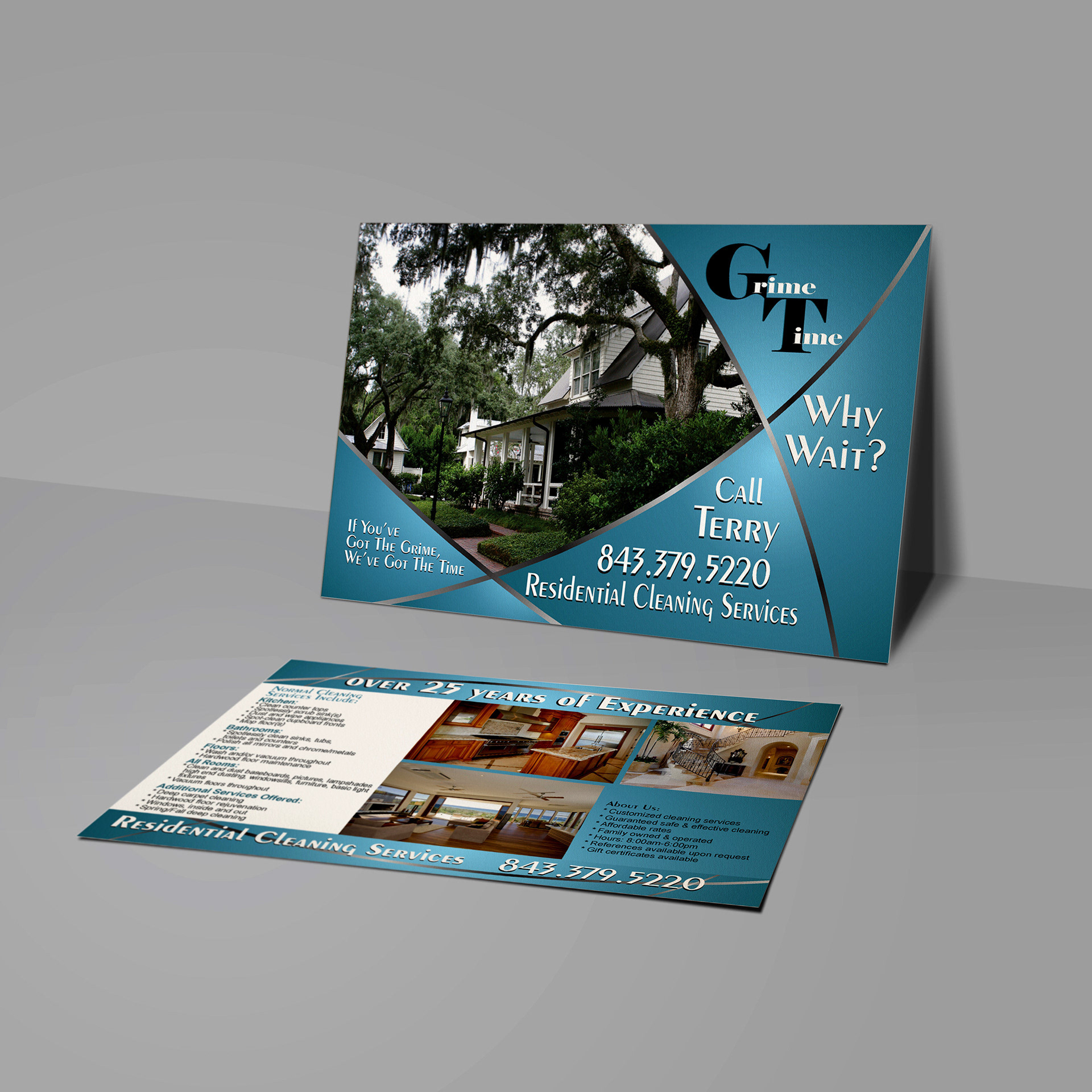 8 x 5 business postcard 