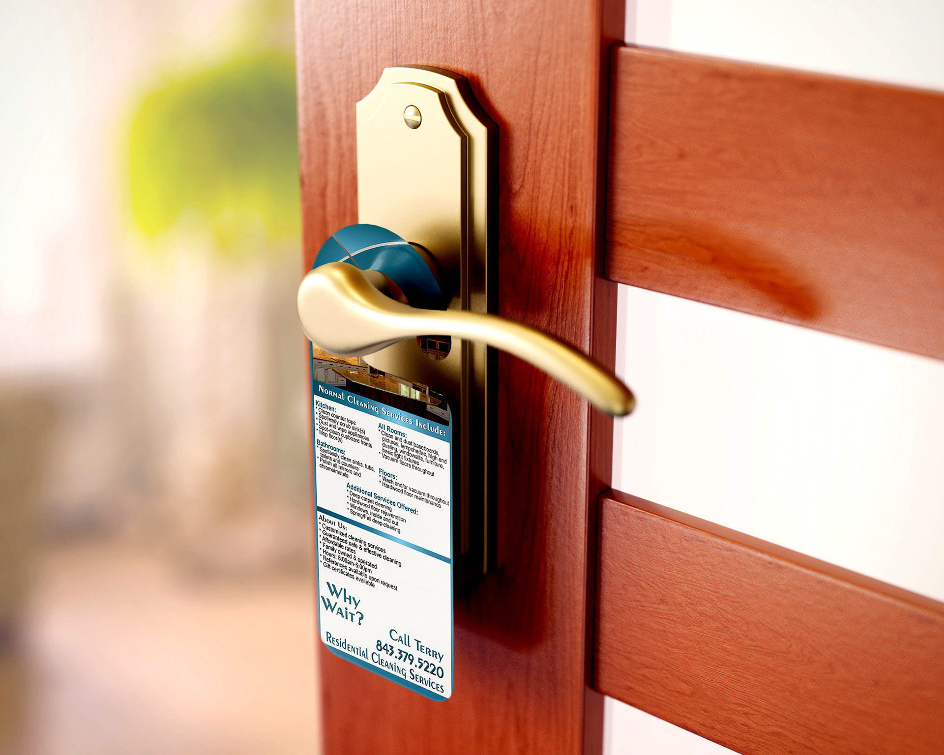 5.25 x 8.5 Door Hanger