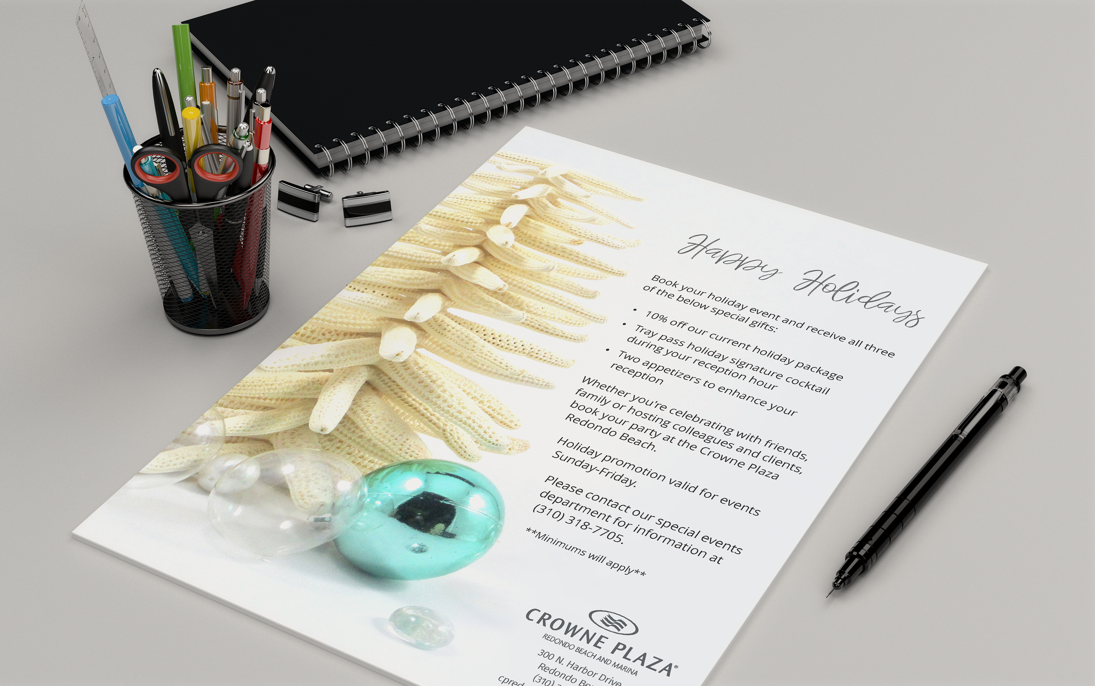 holiday promotion sell sheet | groups