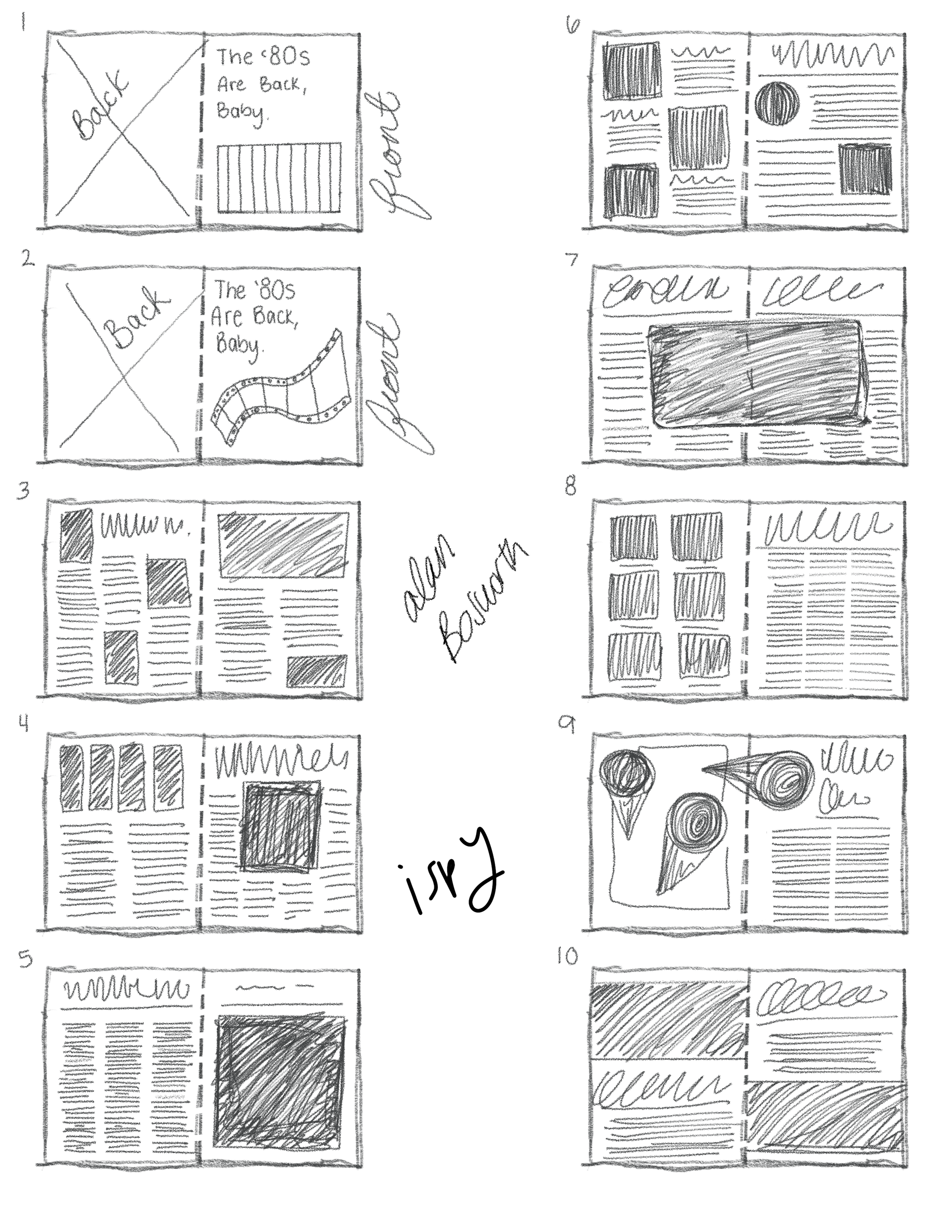 Sketches for Layouts