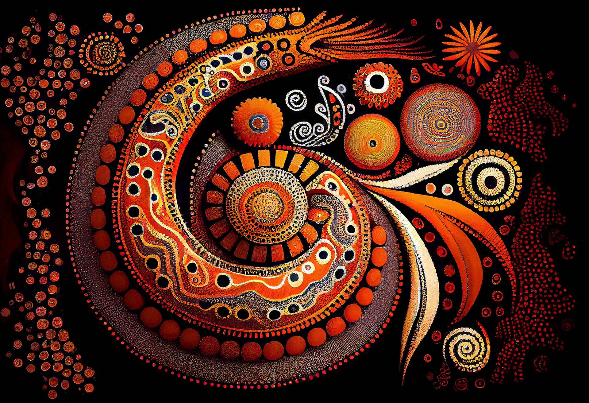 Aboriginal Art Design #4