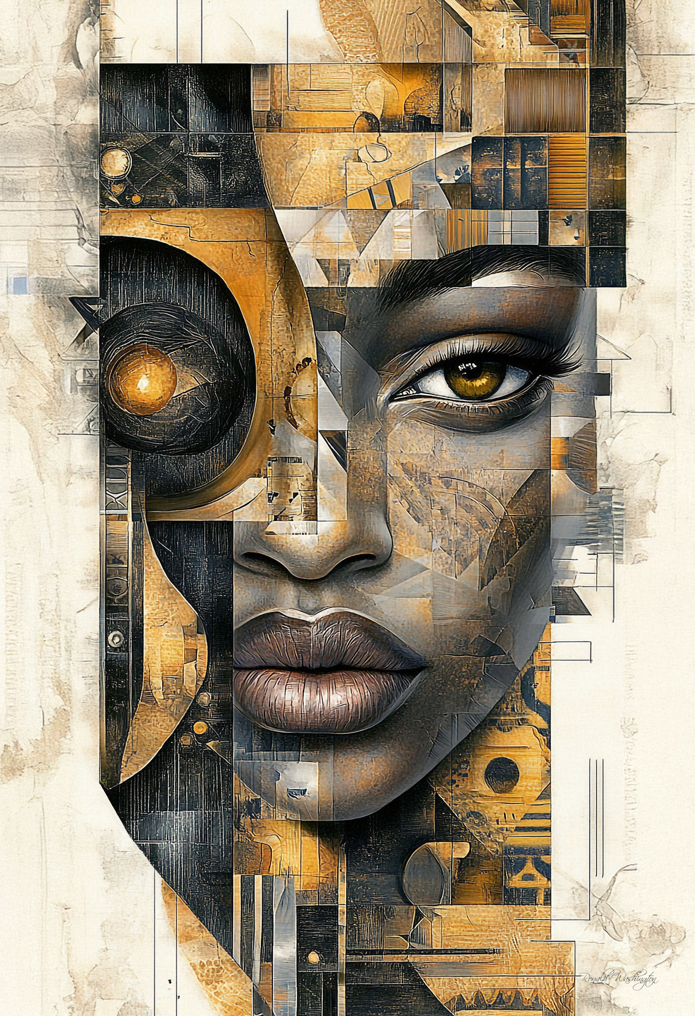 Abstracted Malian Princess