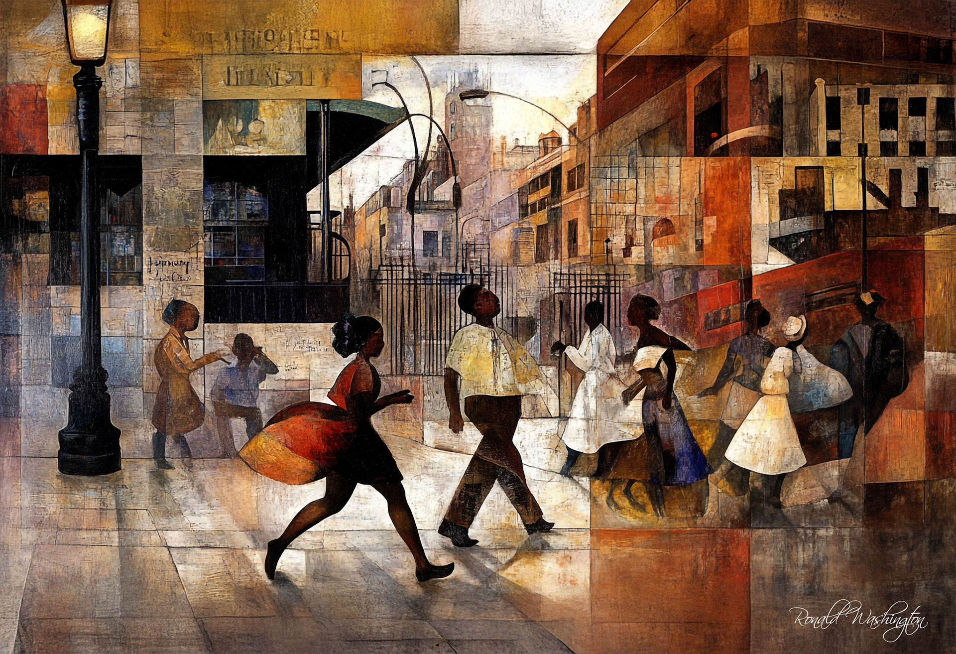 Urban Life In Harlem