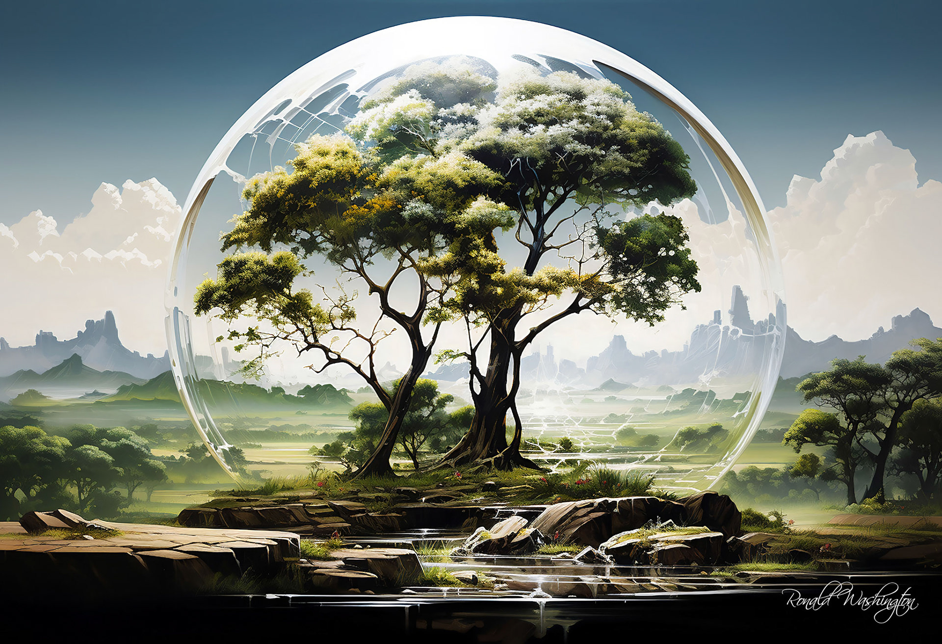 Tree In A Bubble
