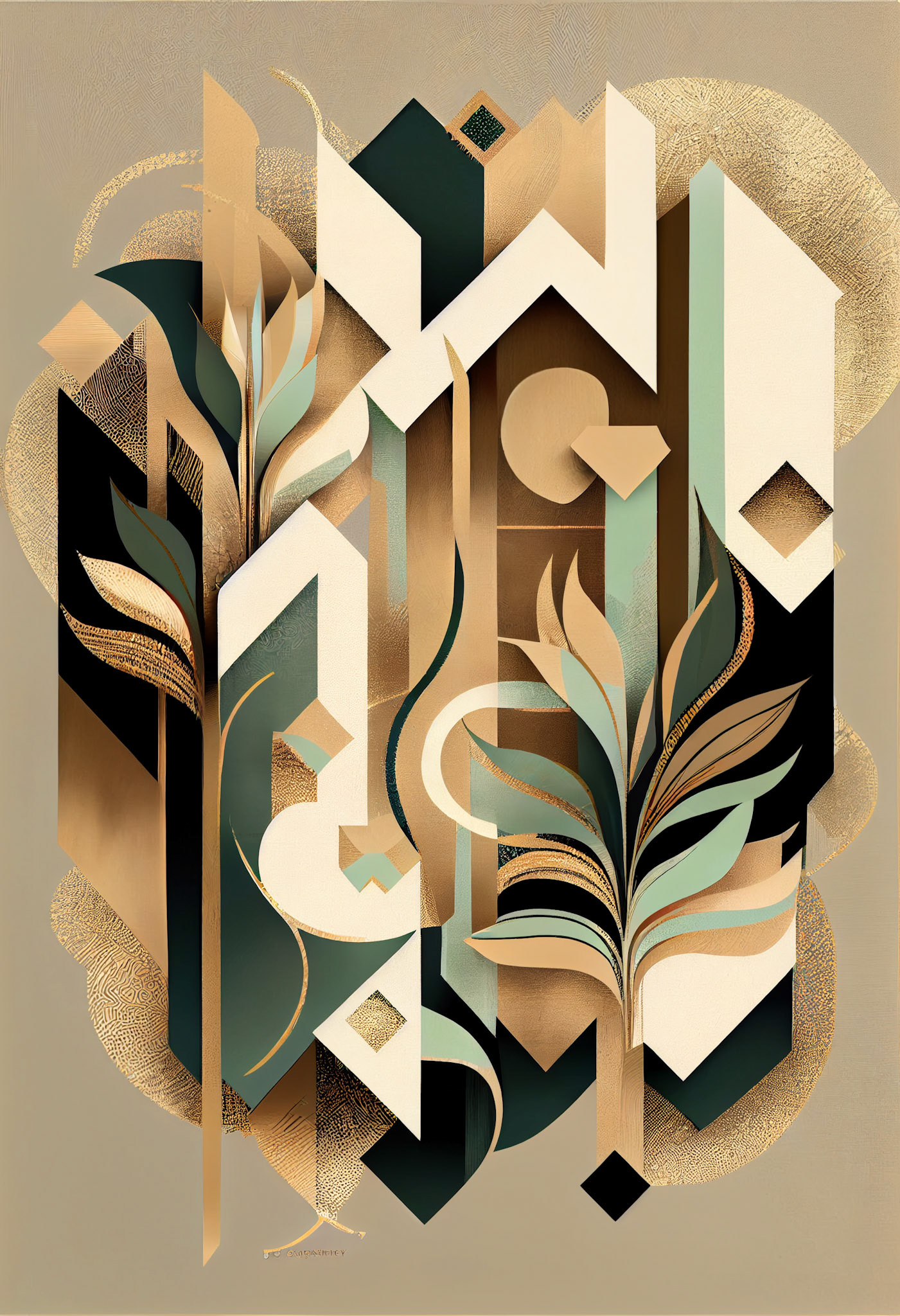 Boho Abstract Geometric Design #8