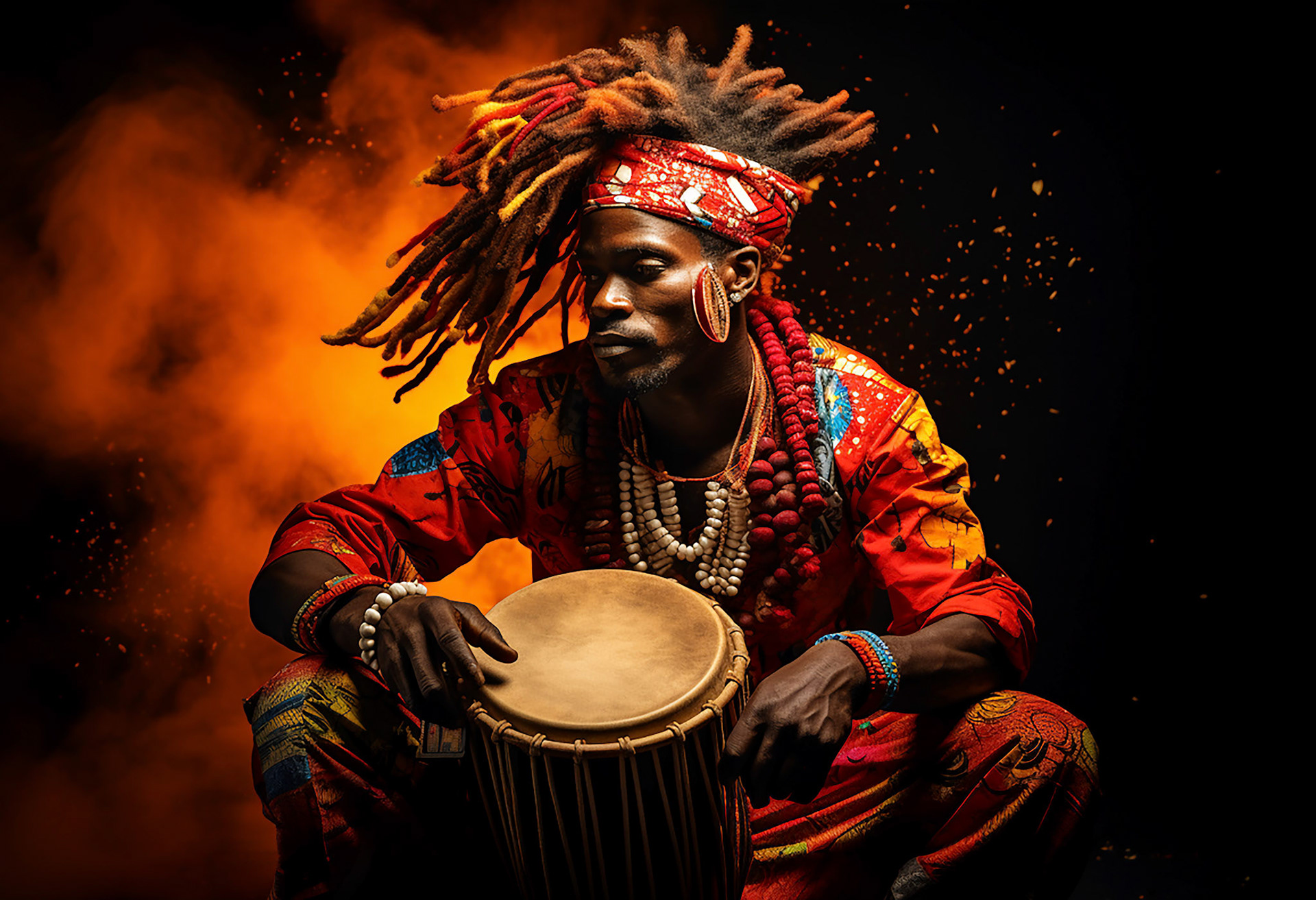 Afrobeat Bongo Player