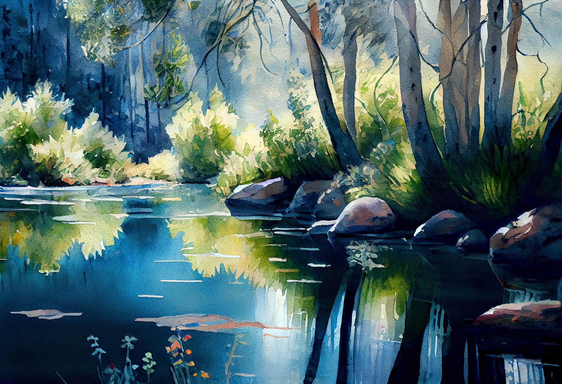 Landscape Watercolor Painting #3