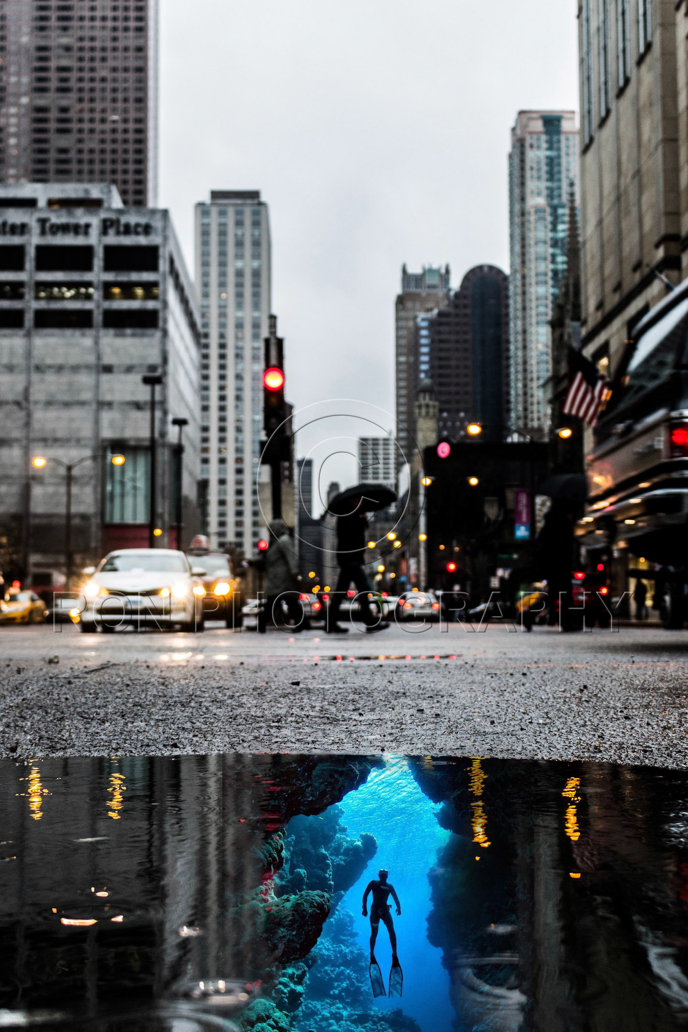 City Street Diver