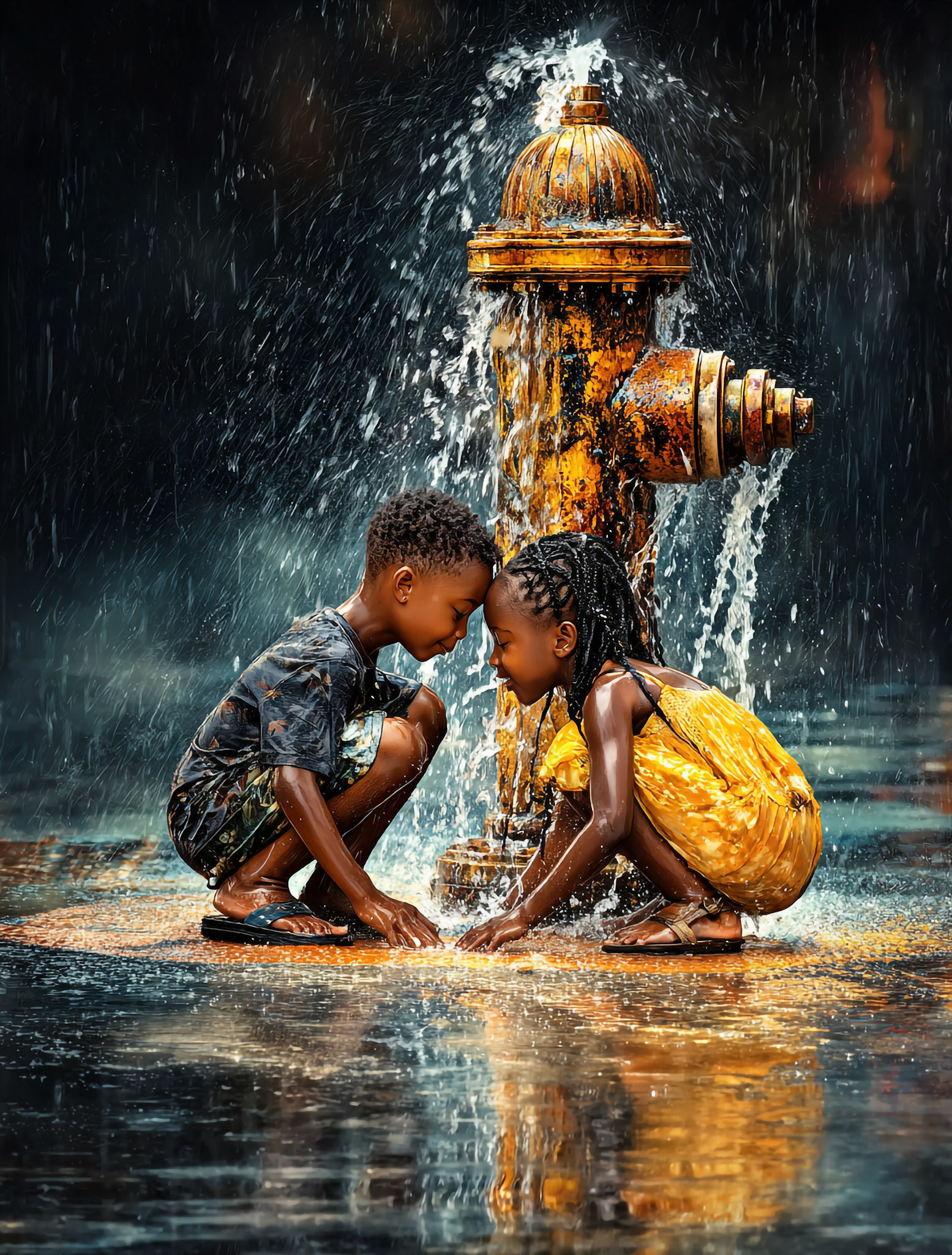 Hydrant Joy in Harlem